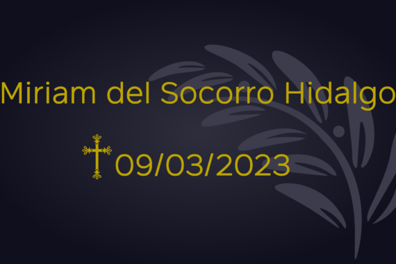 Miriam del Socorro Hidalgo – 09/03/2023