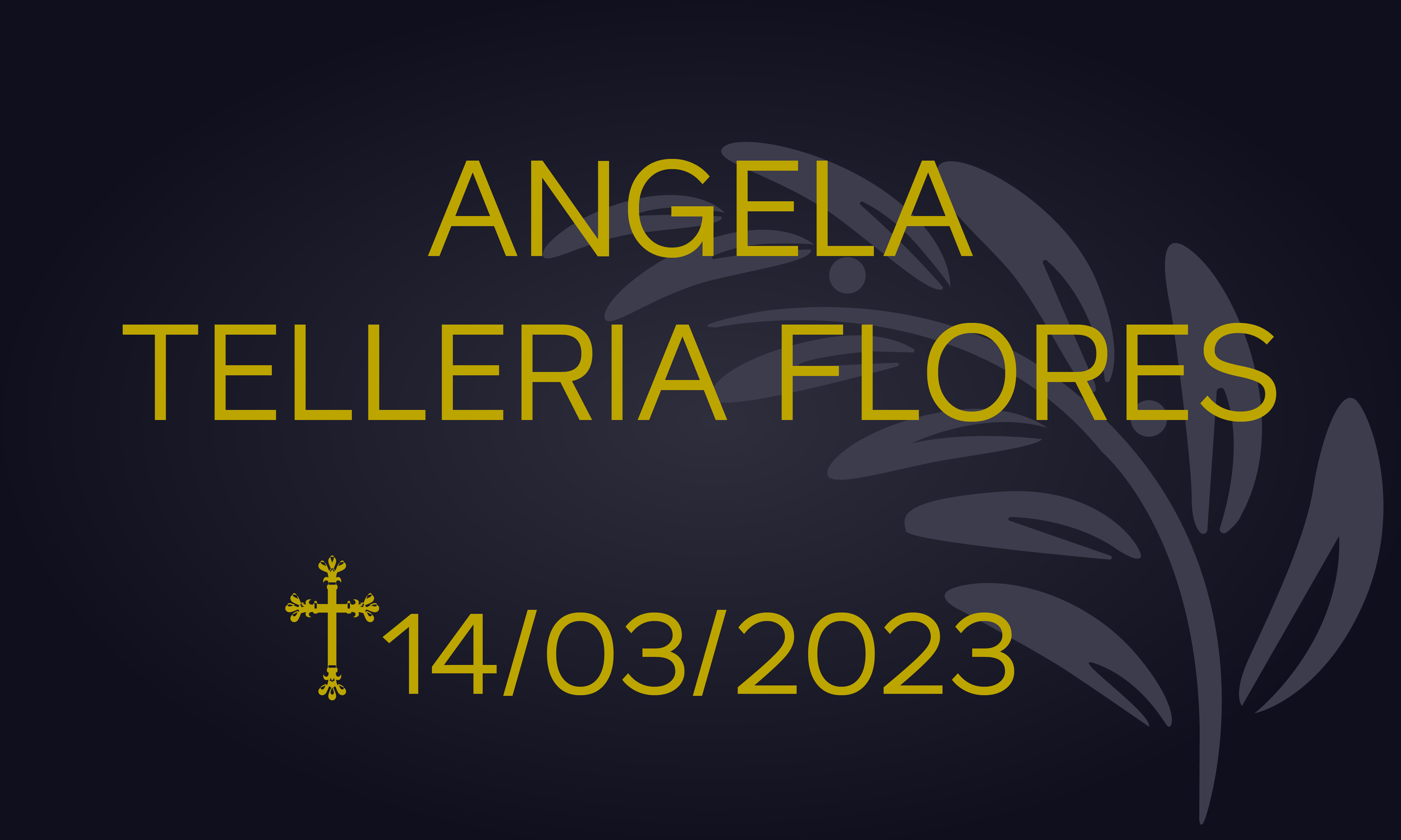ANGELA TELLERIA FLORES – 14/03/2023